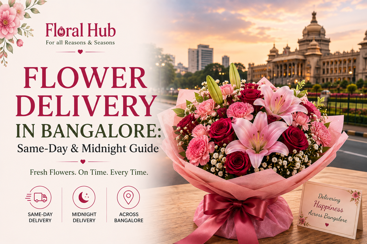 Flower Delivery in Bangalore Same-Day & Midnight Guide
