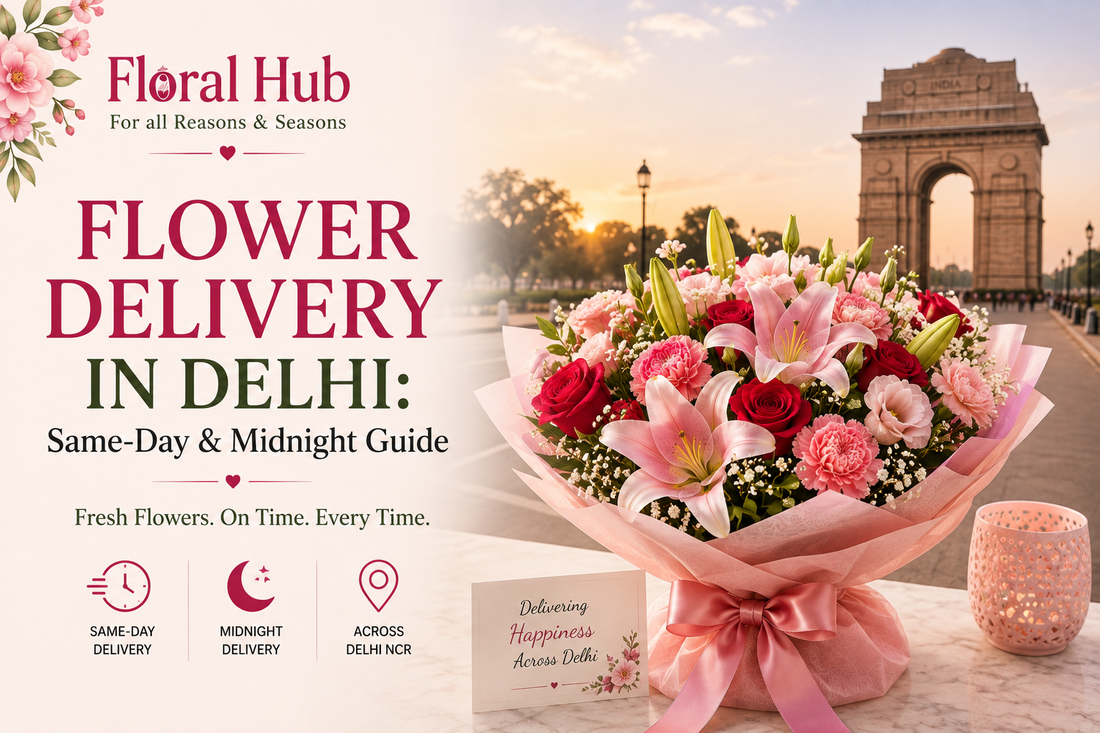 Flower Delivery in Delhi Same-Day & Midnight Guide
