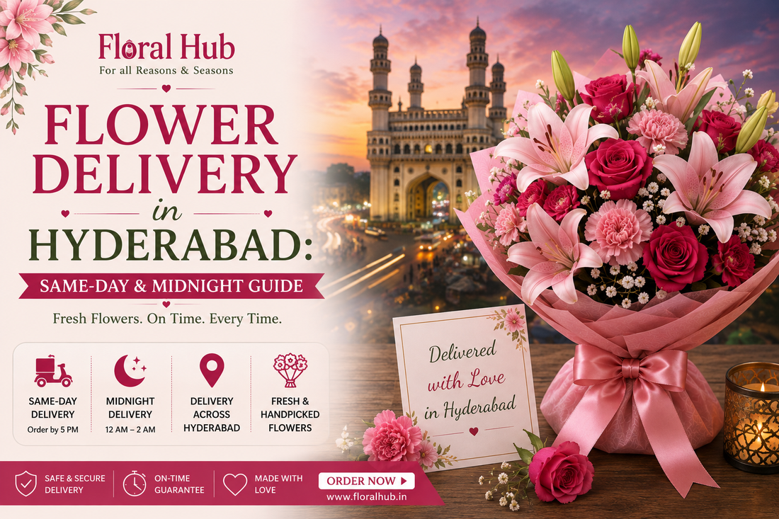 Flower Delivery in Hyderabad: Same-Day & Midnight Guide