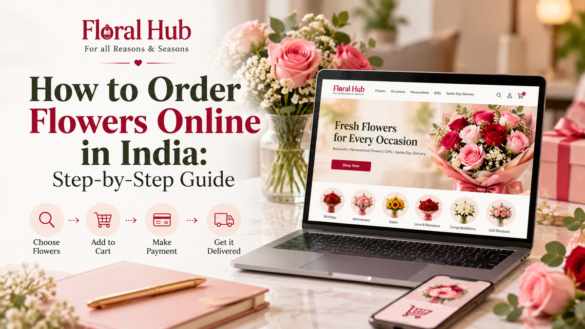 How to Order Flowers Online in India: Step-by-Step Guide