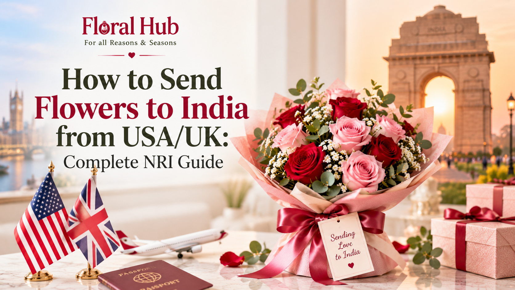 How to Send Flowers to India from USA/UK: Complete NRI Guide