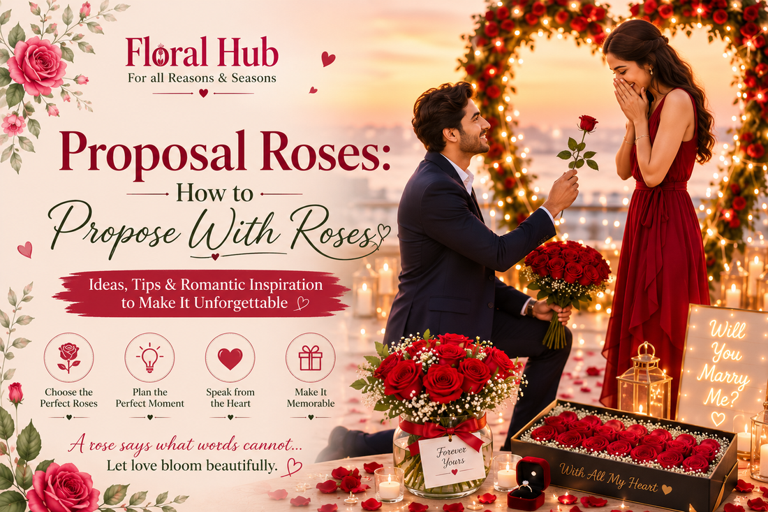 Proposal Roses: How to Propose With Roses 