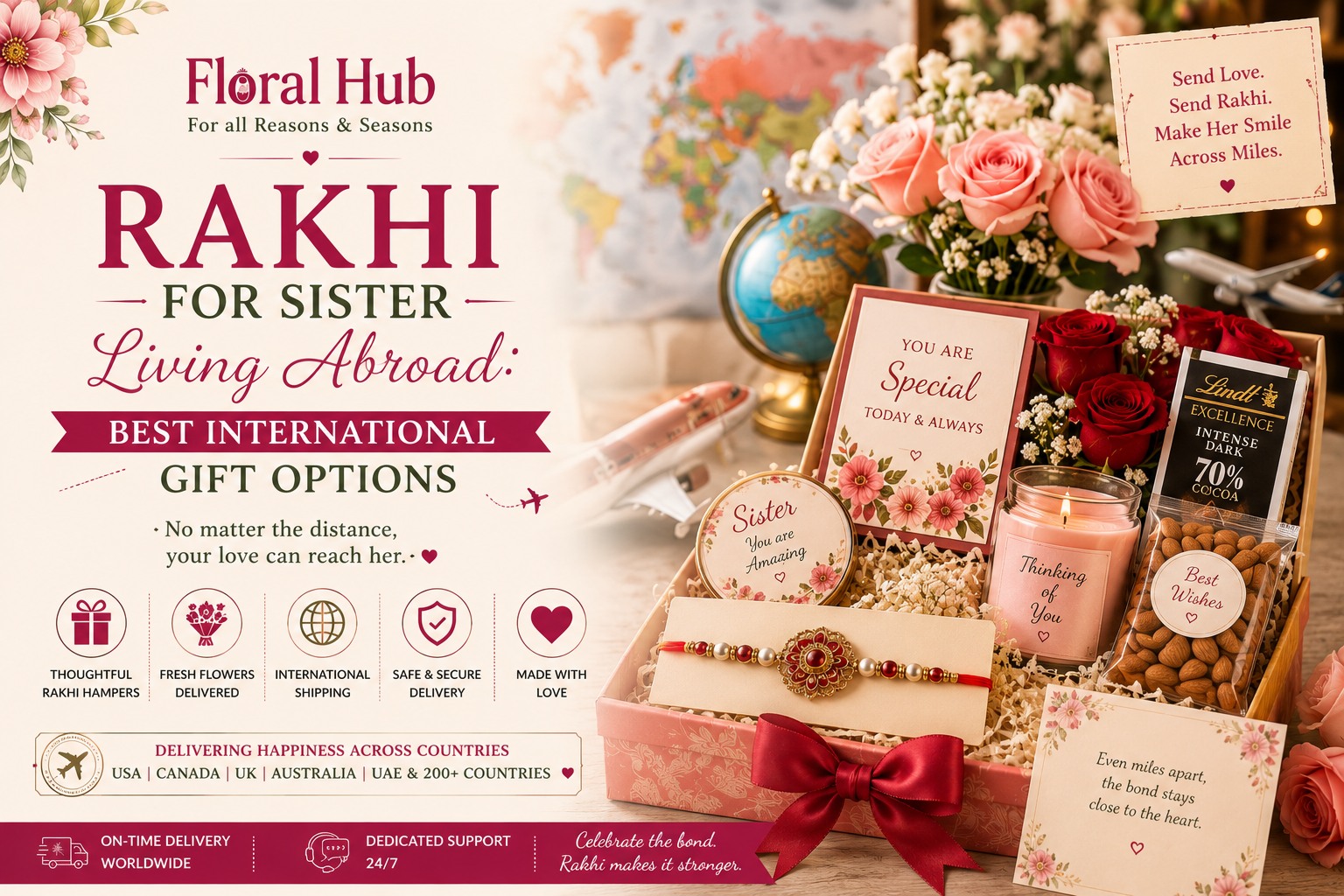 Rakhi for Sister Living Abroad: Best International Gift Options