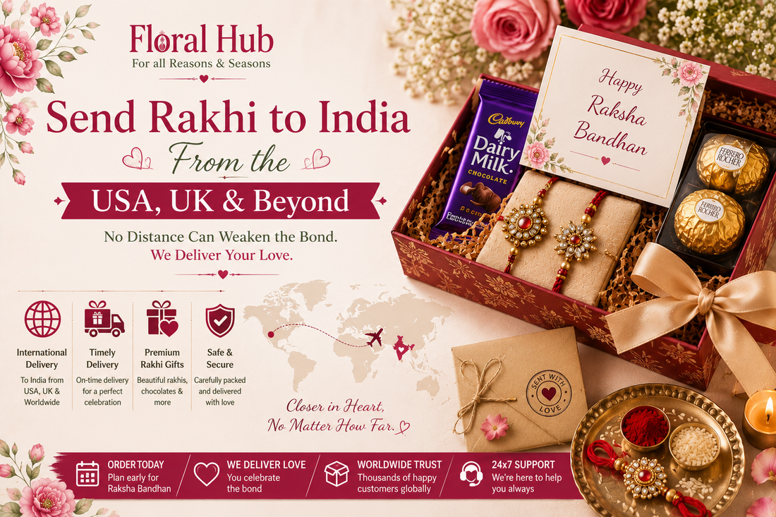 Send Rakhi to India From the USA, UK & Beyond