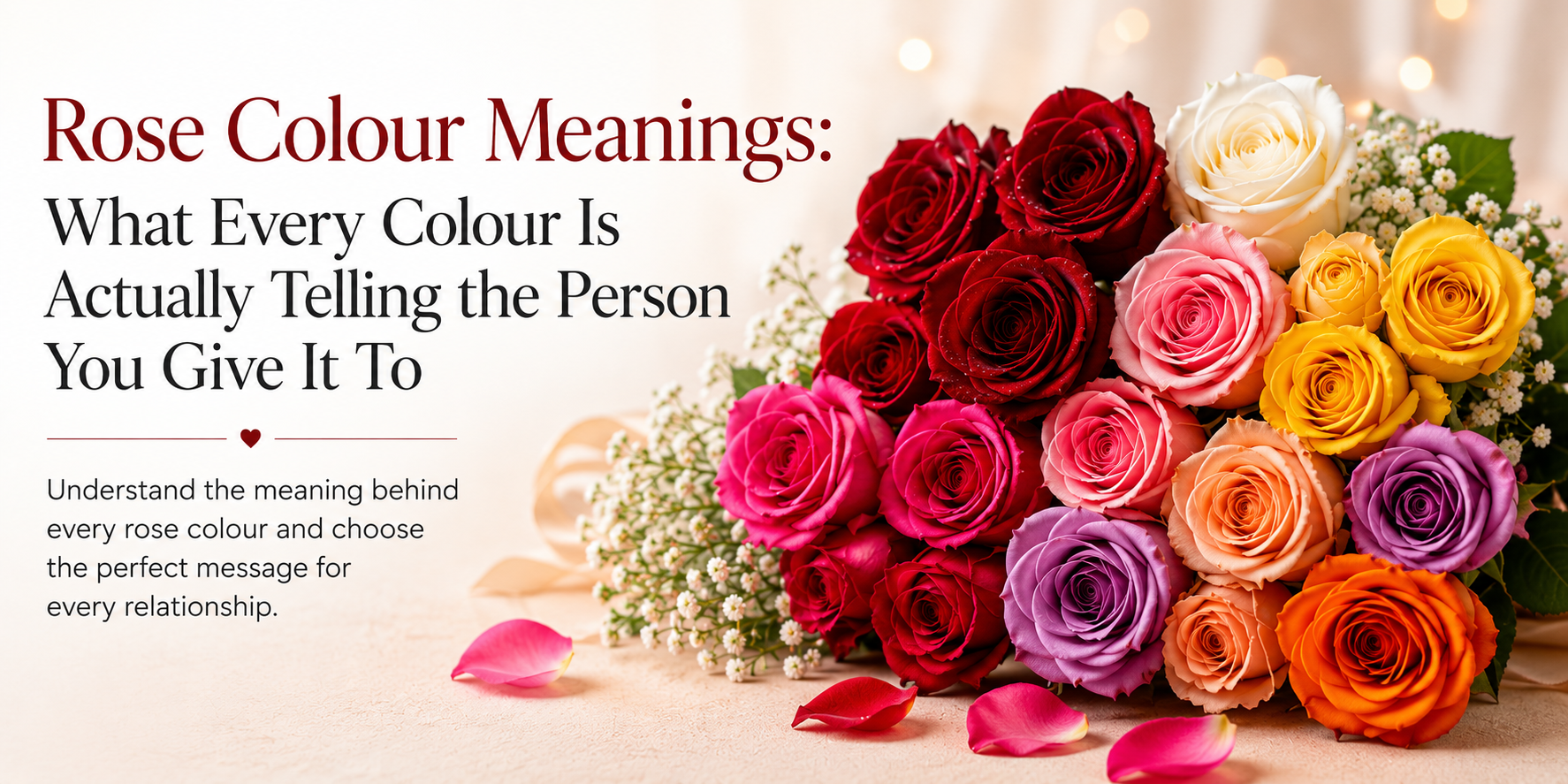 Rose Colour Meanings: What Every Colour Is Actually Telling the Person You Give It To