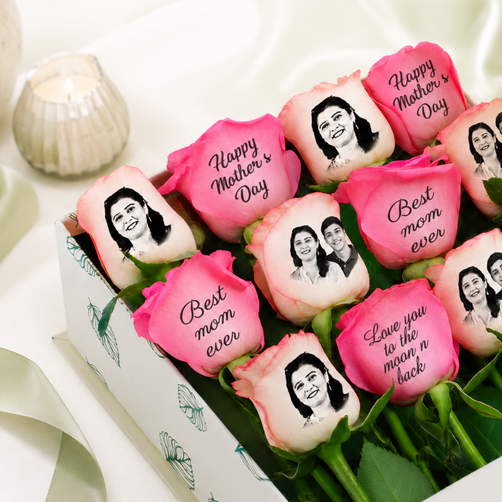 Custom roses for mom
