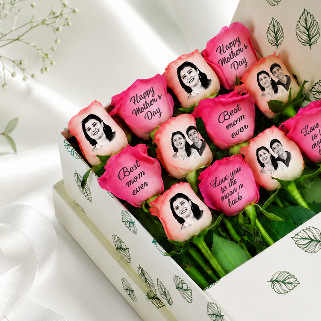 Custom roses for mom