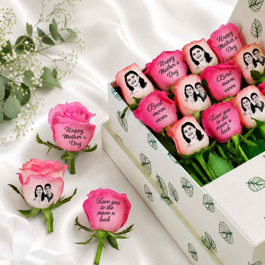 Custom roses for mom