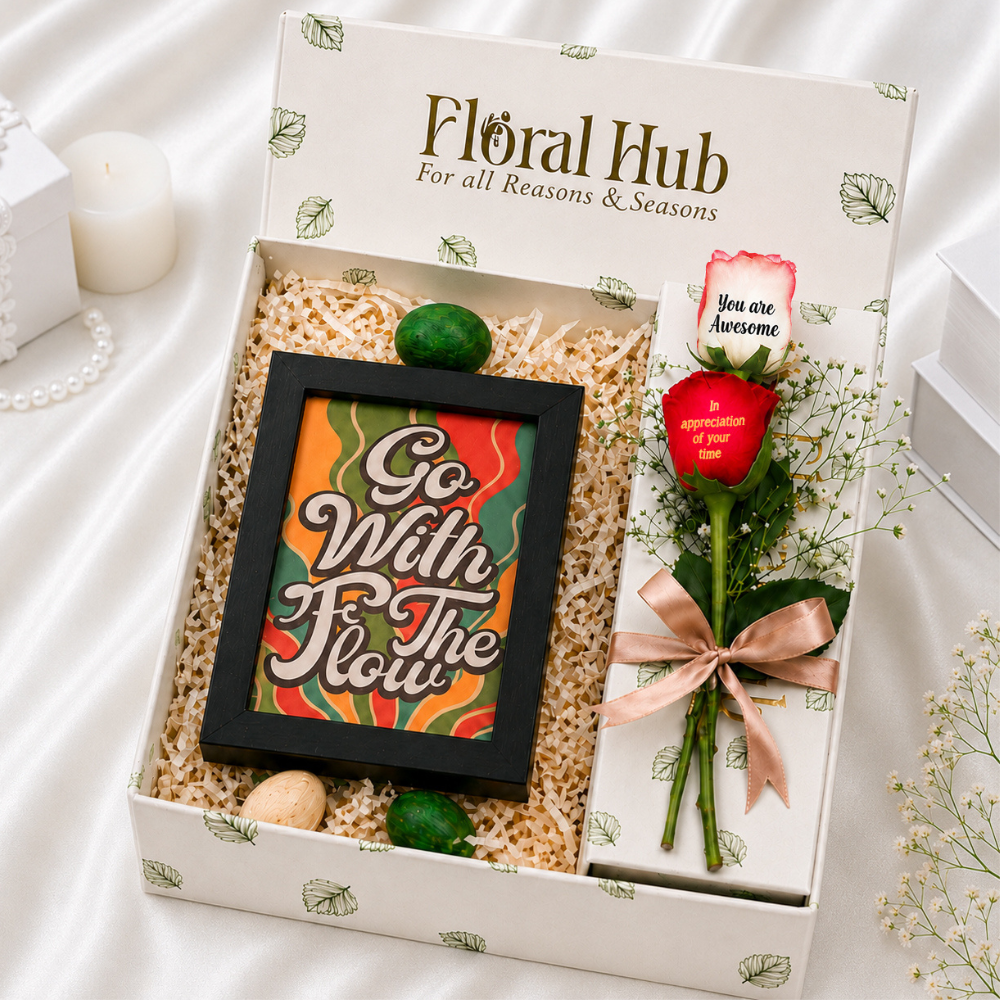 Personalized Gratitude Gift Box with Rose