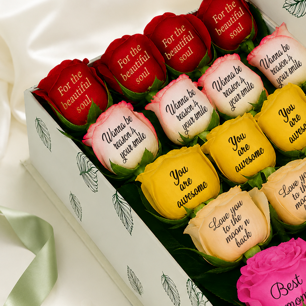 Expression roses for mother