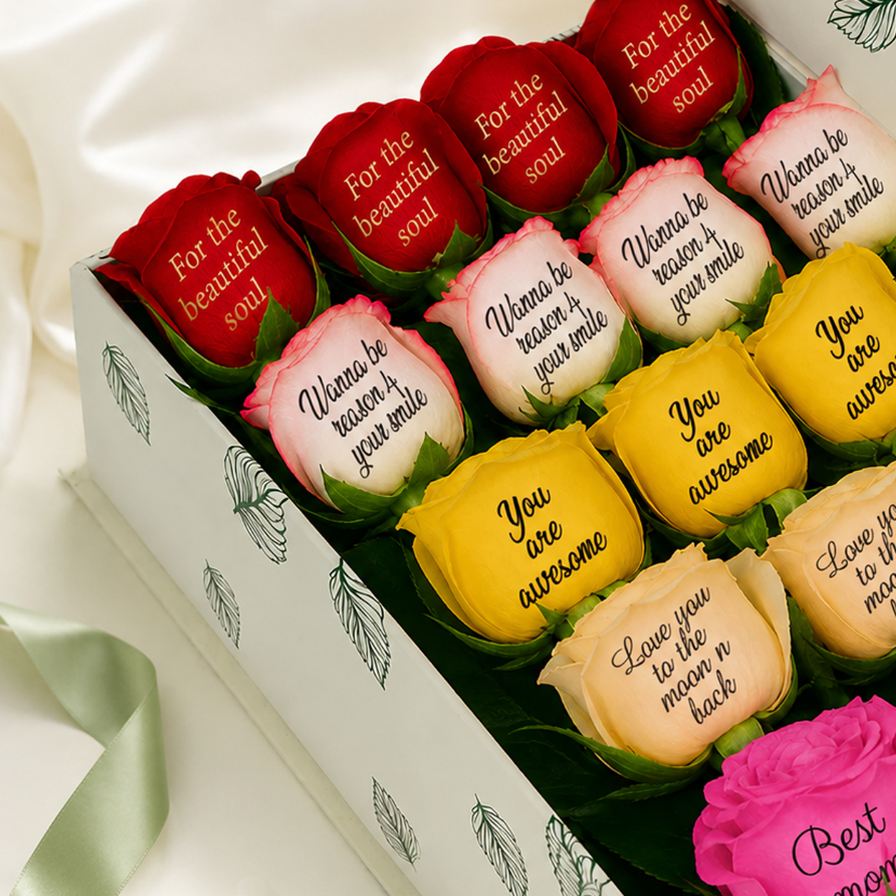 Expression roses for mother