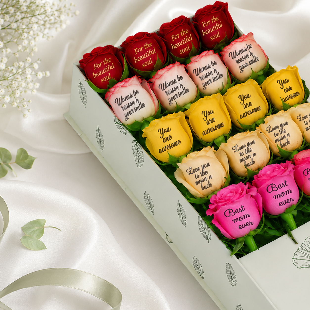 Expression roses for mother
