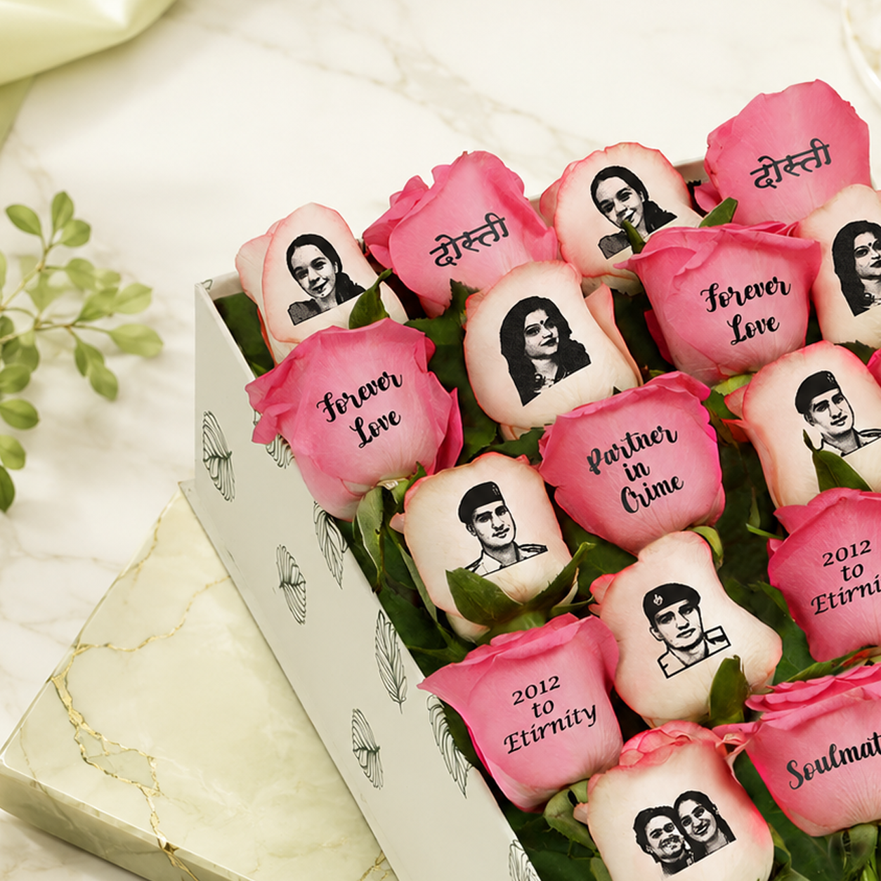 Engraved Roses