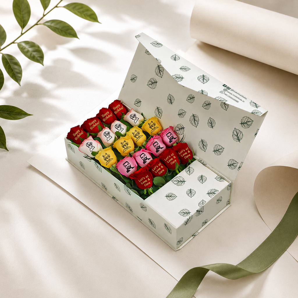 Customized Birthday Roses for Him