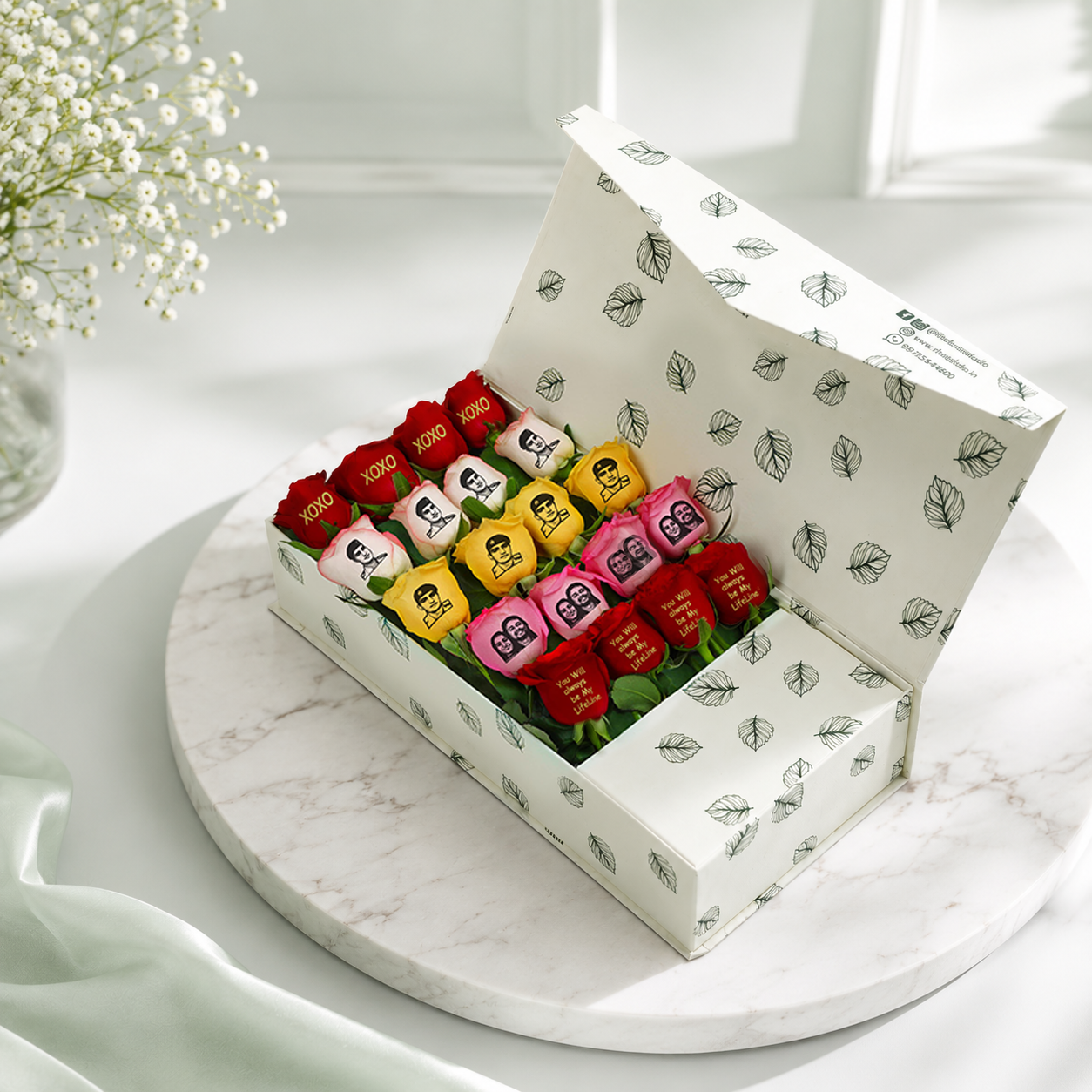 Personalized love Roses for Man