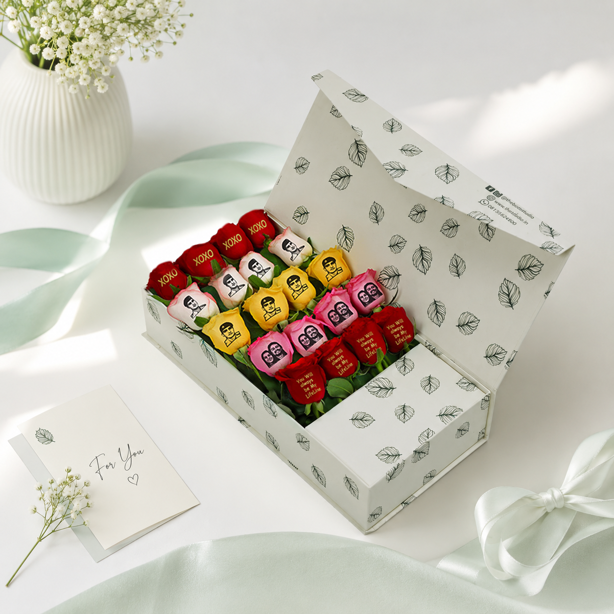 Personalized love Roses for Man