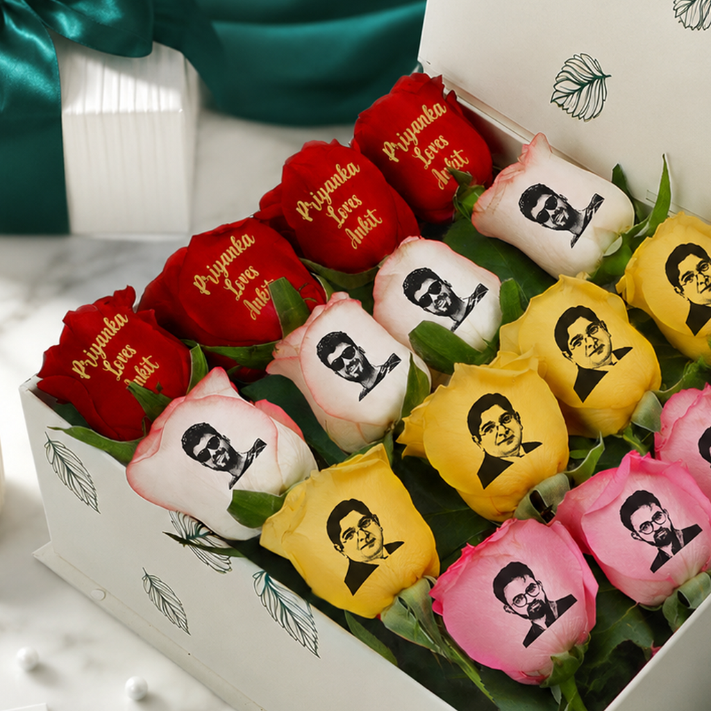 Personalized Roses For Man