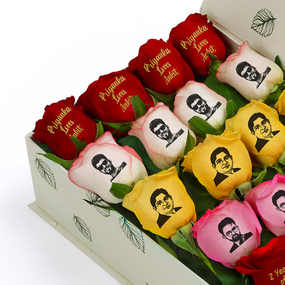 Personalized Roses For Man
