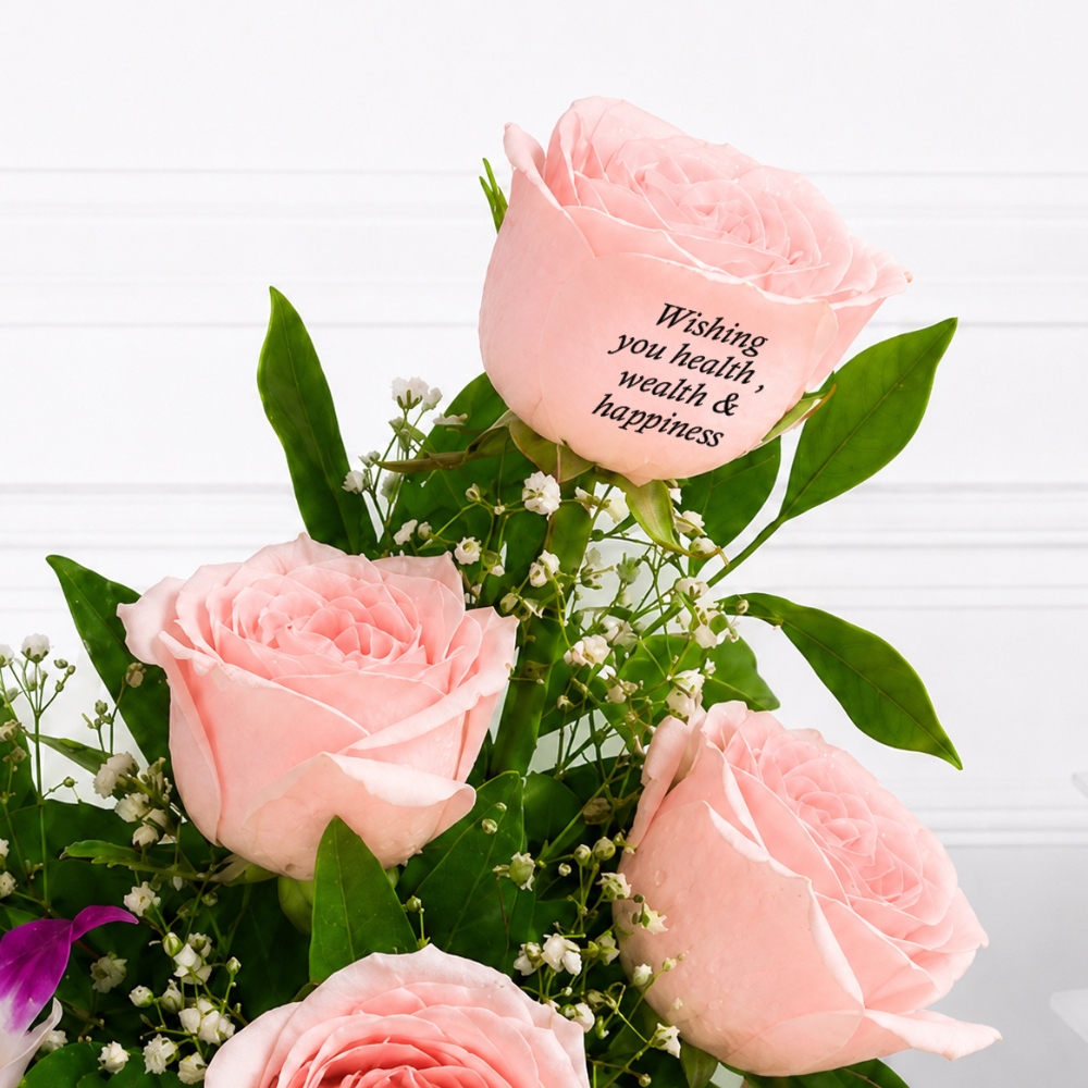 Personalized Corporate Recognition Rose Gift