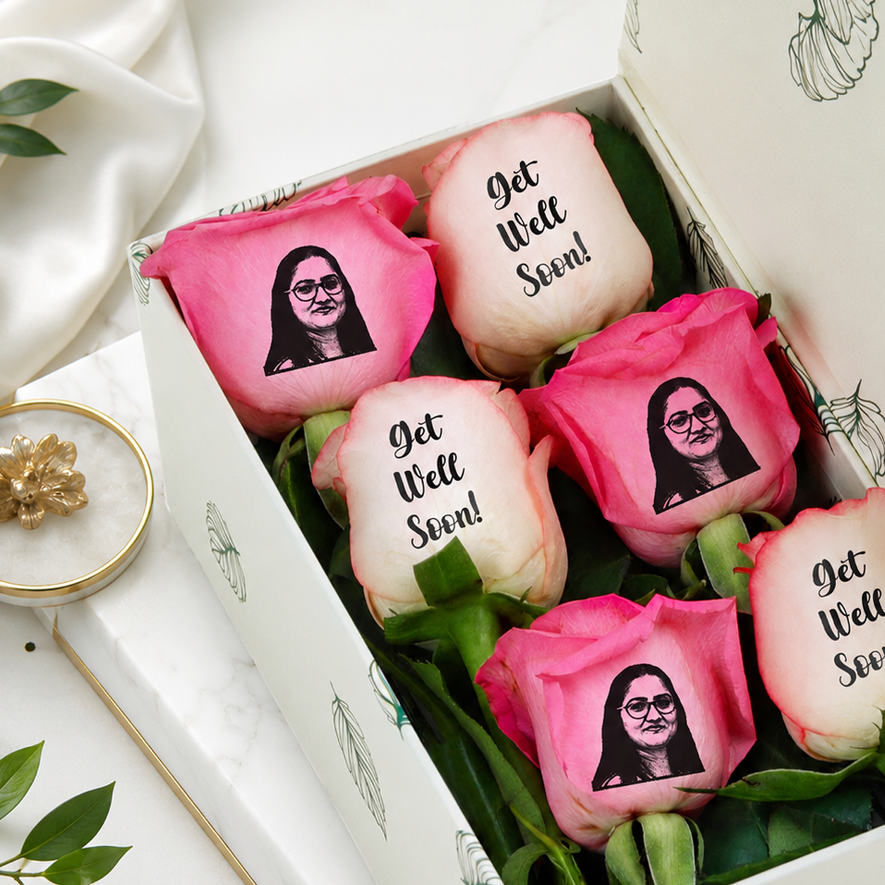 Petals of comfort for her