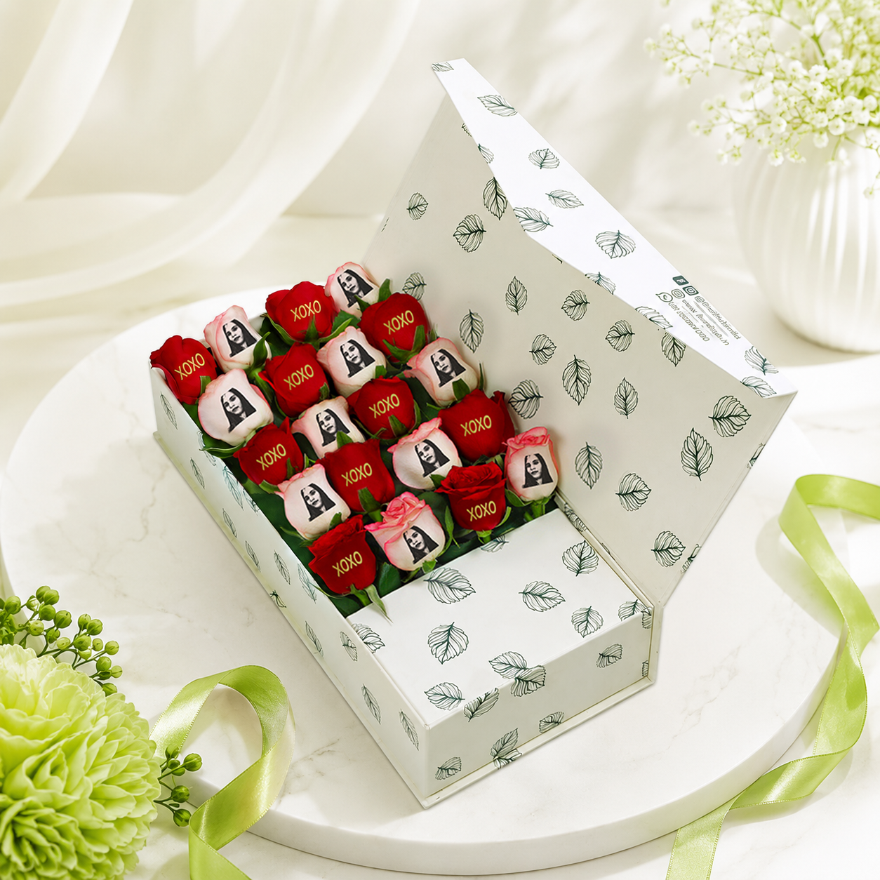 Golden Message Floral Set