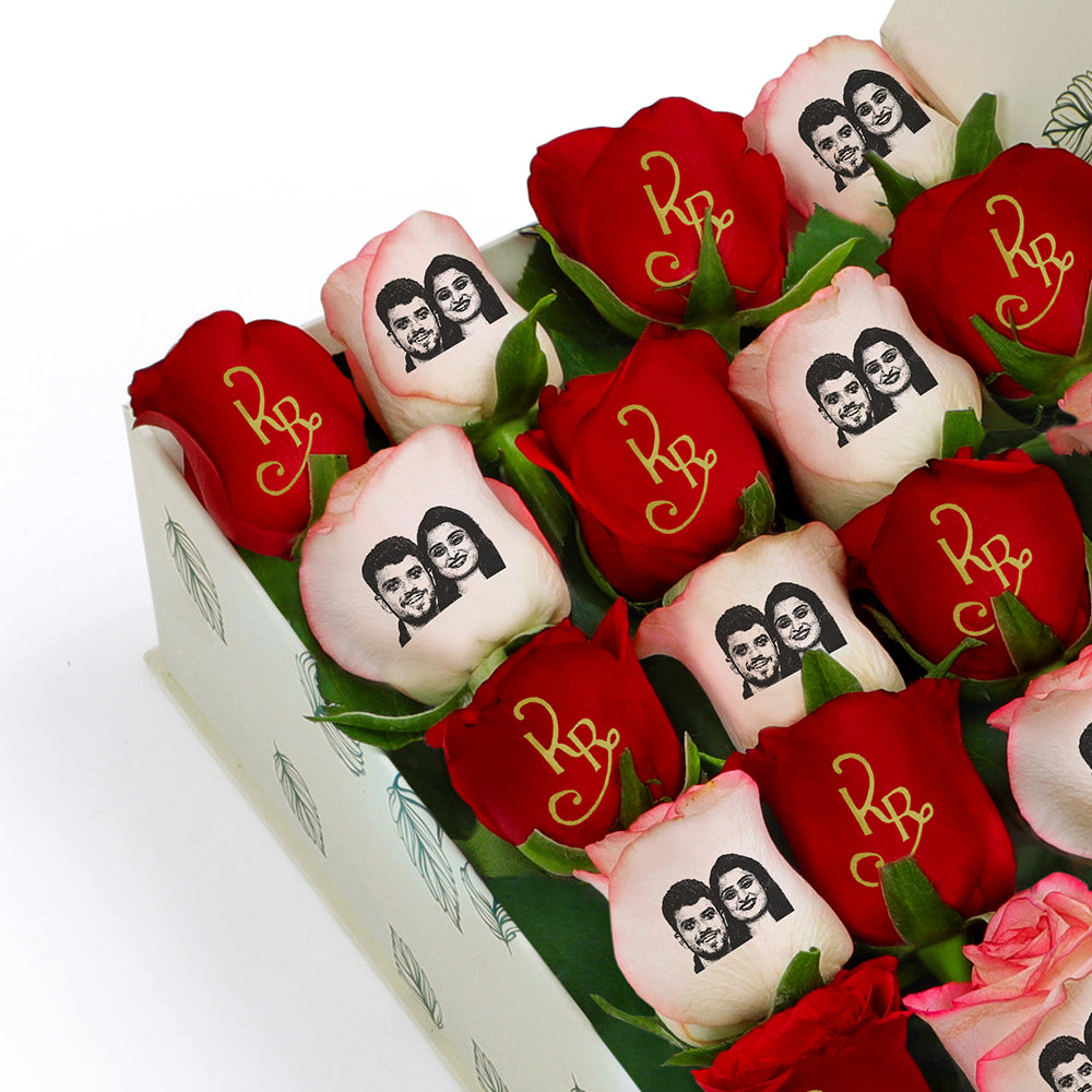 Valentine's day enchanted rose arrangement