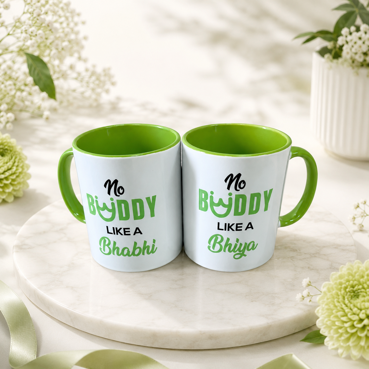 Bhaiya Bhabhi Rakhi Gift Box with Roli Chawal & Mug Set