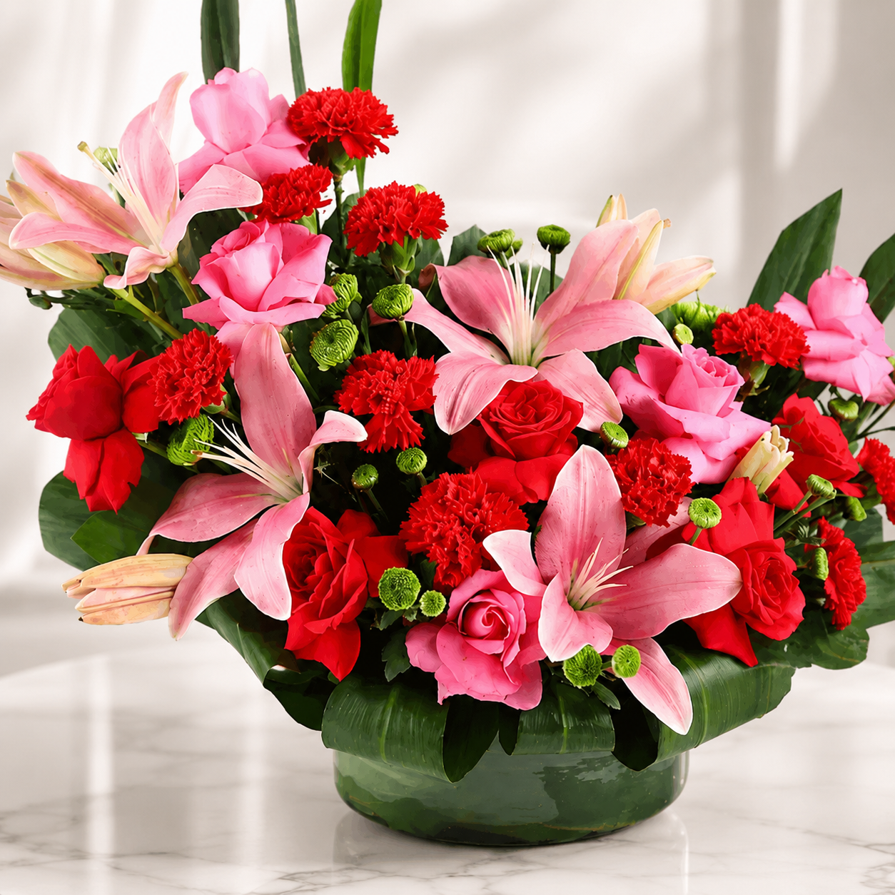 A Burst of Love Flower Vase
