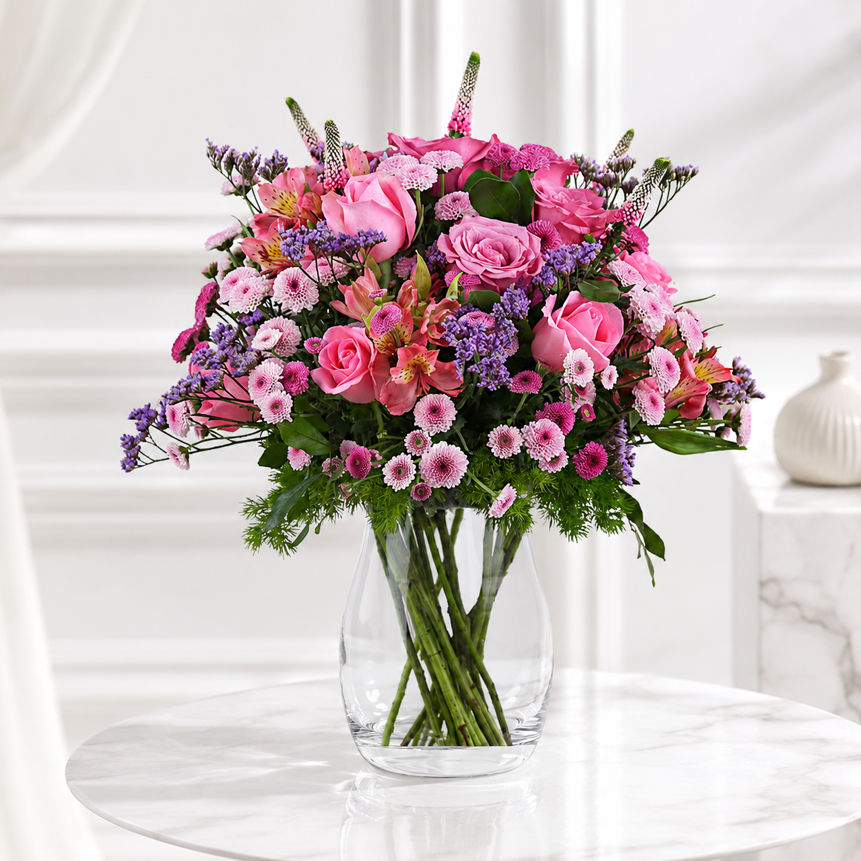 Dreams of Beauty Blush Rose Bouquet