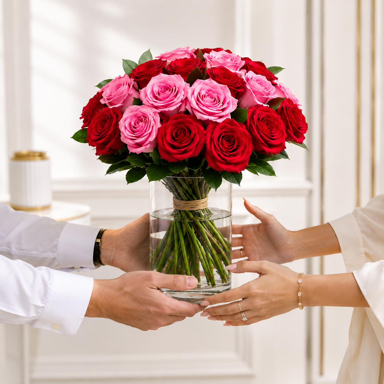 Romantic Rose Vase