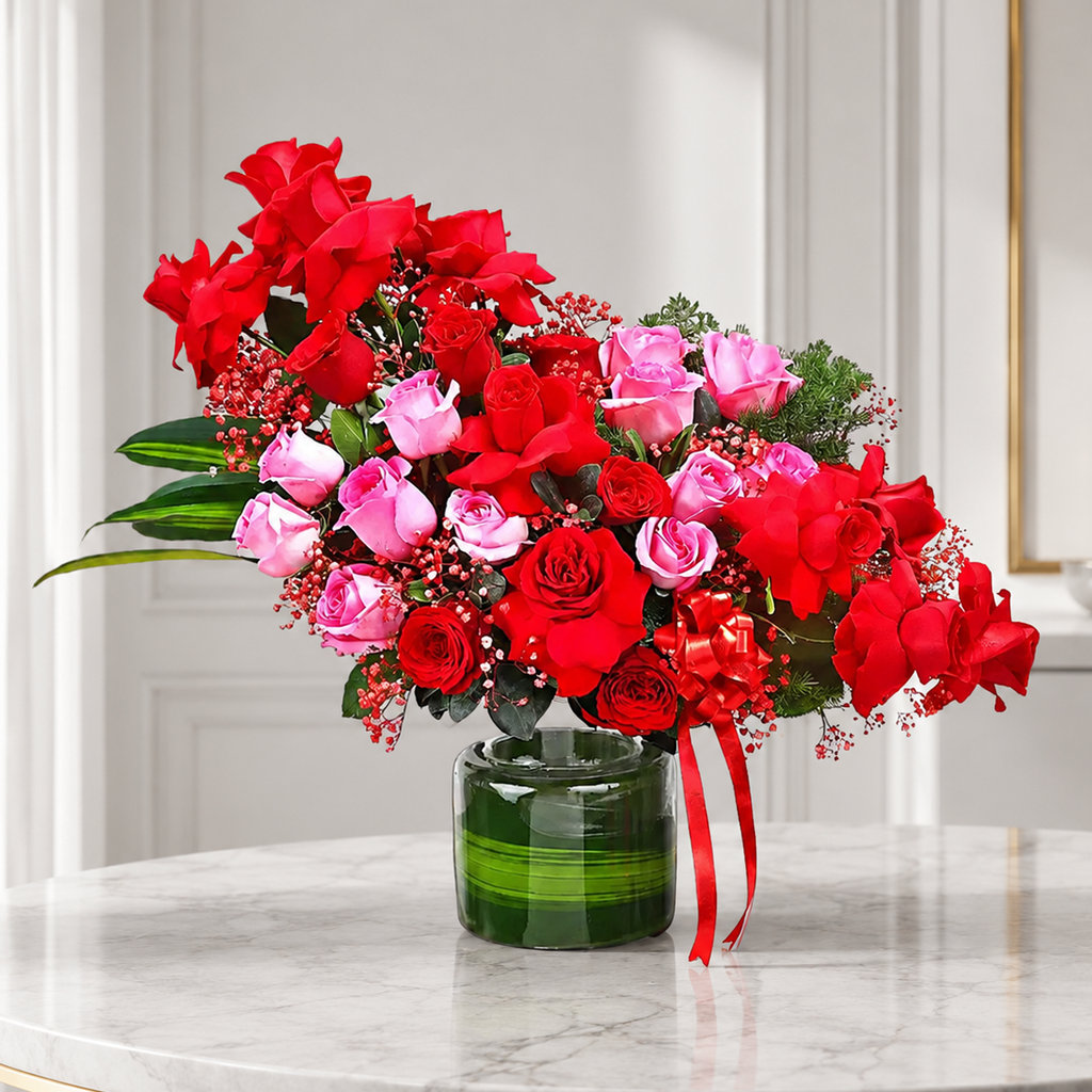 Romance Story Rose Vase