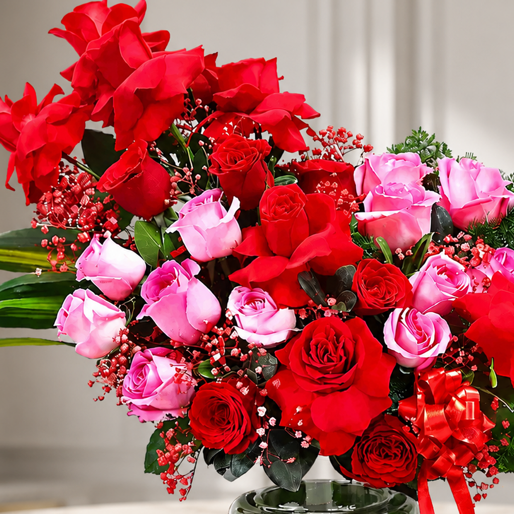 Romance Story Rose Vase
