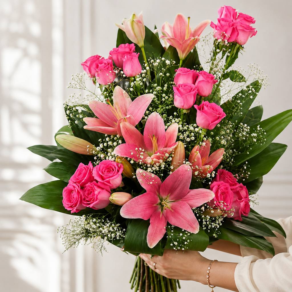 Sweet Dreams Lily & Rose Bouquet
