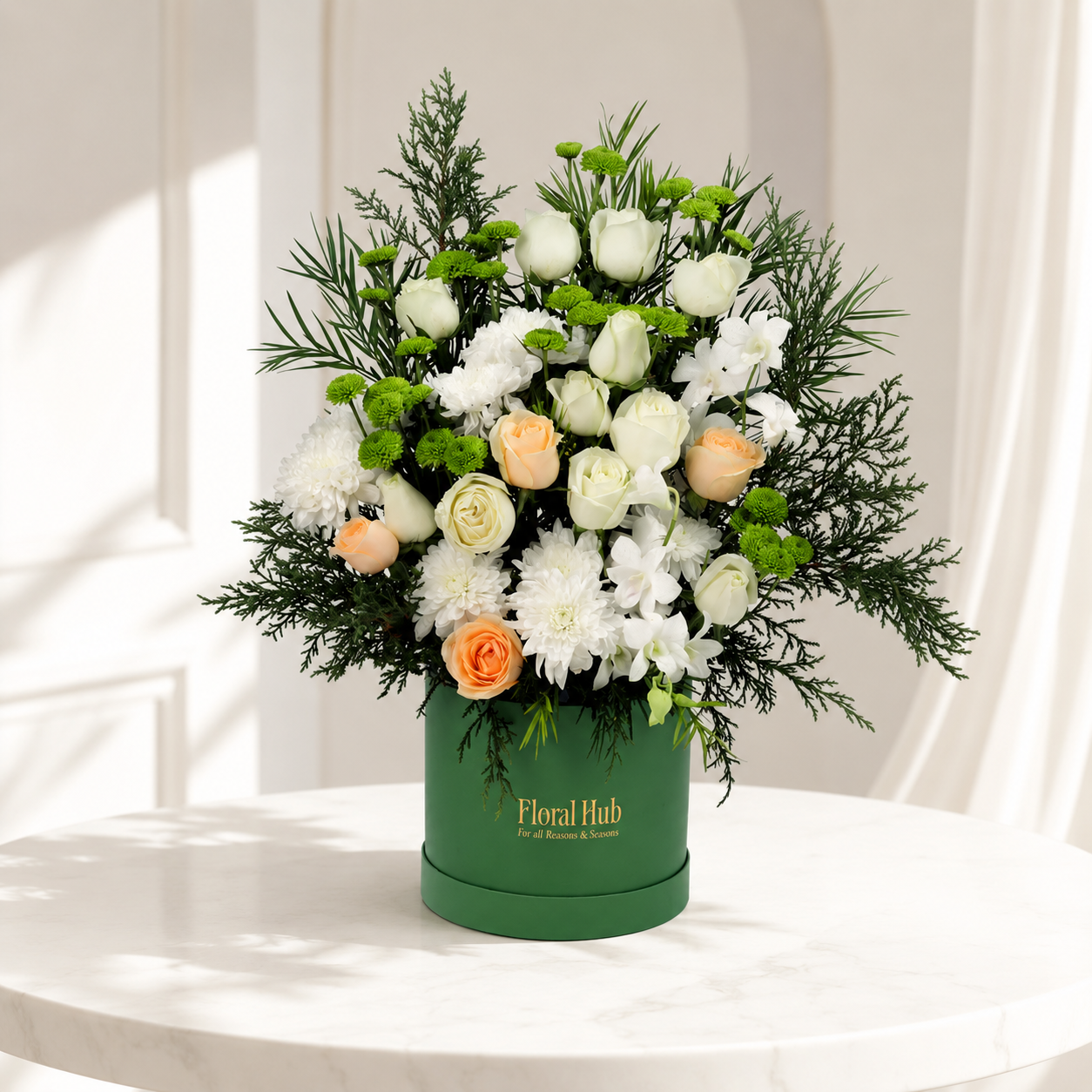 Flower garden in a Box Bouquet