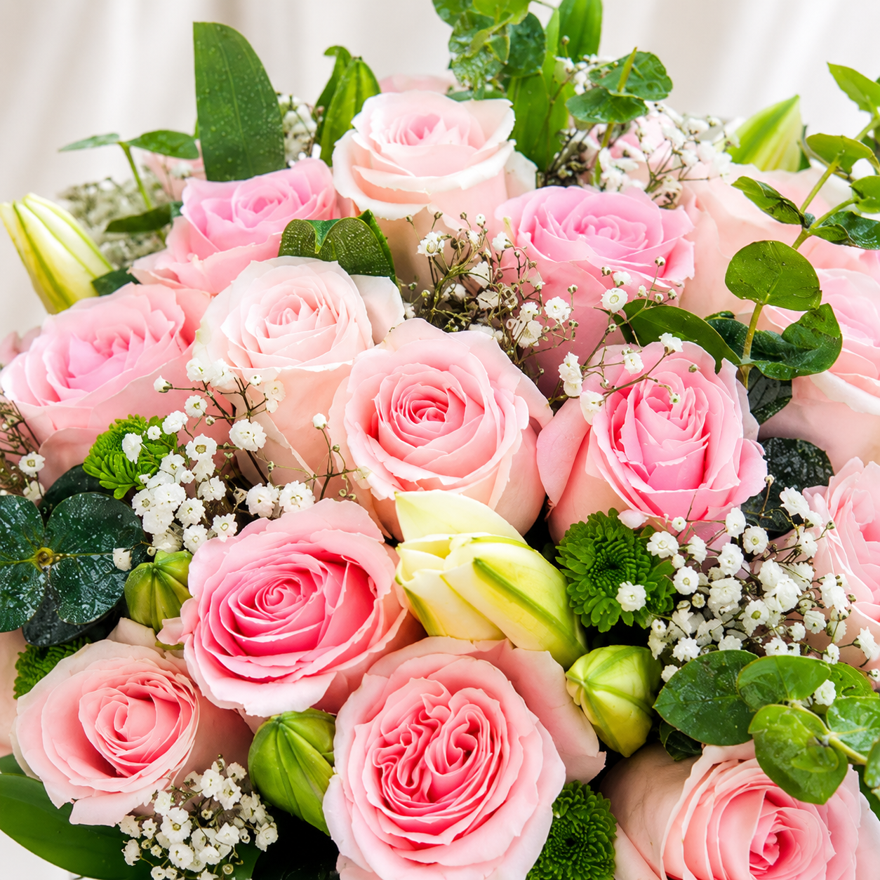 Pink Rose and Lily Classic box