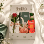 Premium Delight Box with Customized Rose