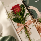 Premium Delight Box with Customized Rose