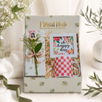 Cheerful Gift Ensemble: Picture Rose, Mug, and Framed Art