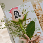 Cheerful Gift Ensemble: Picture Rose, Mug, and Framed Art