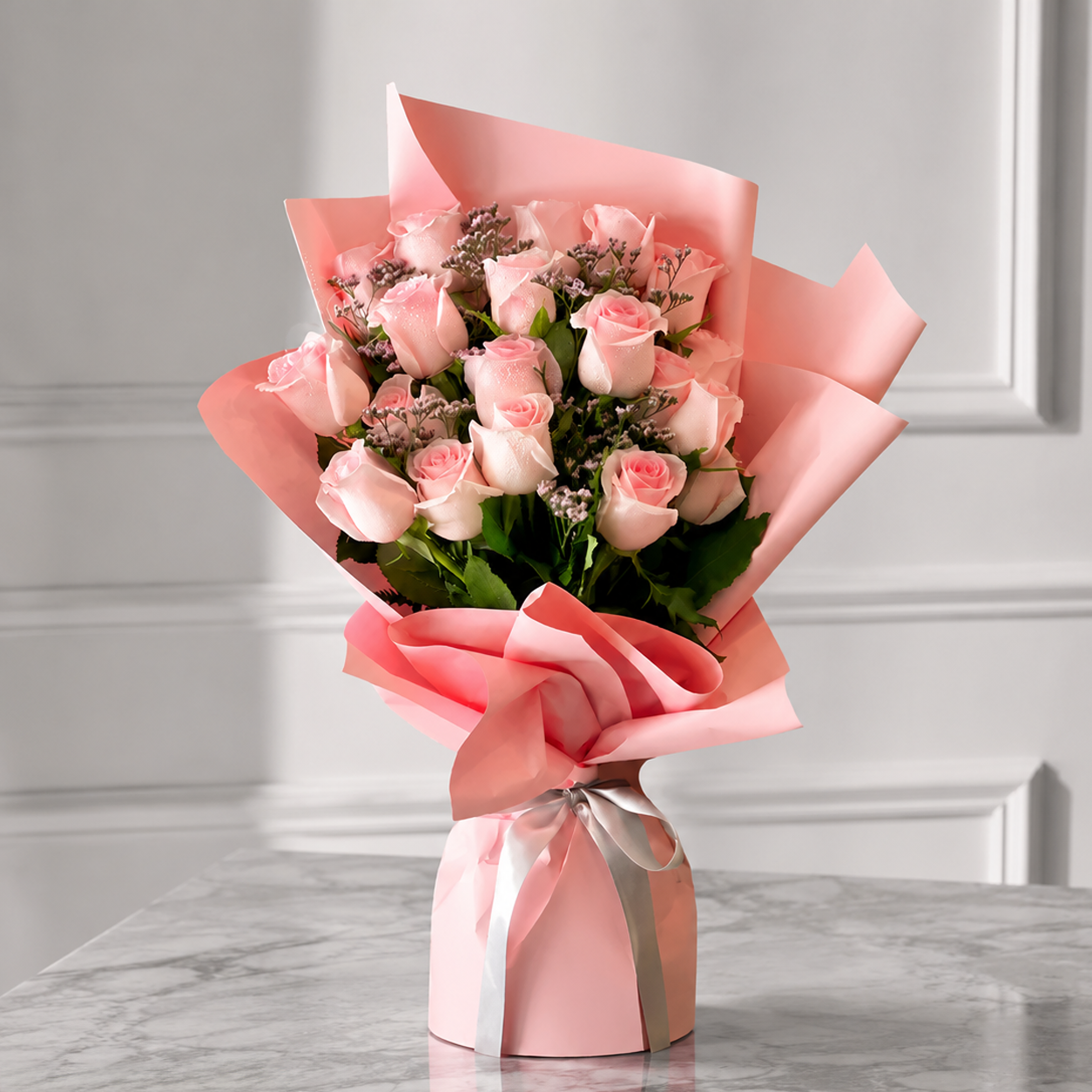 20 Stems of Pink Blossom Rose Bouquet
