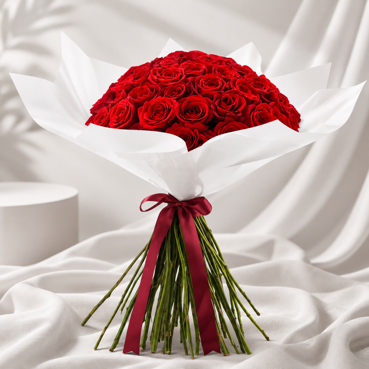 24 Premium Fresh Red Roses