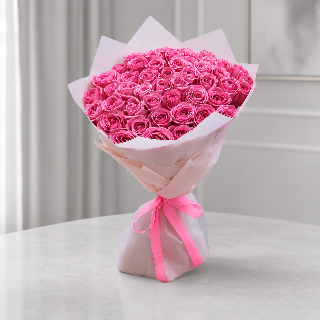 51 Pink Roses - Fresh & Elegant