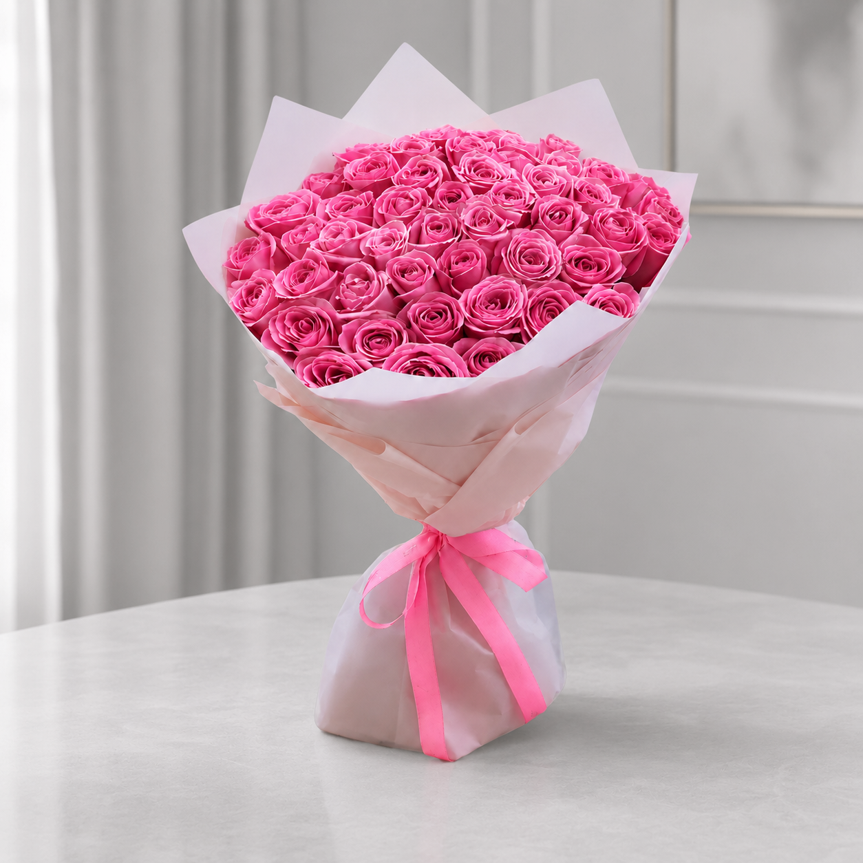 51 Pink Roses - Fresh & Elegant