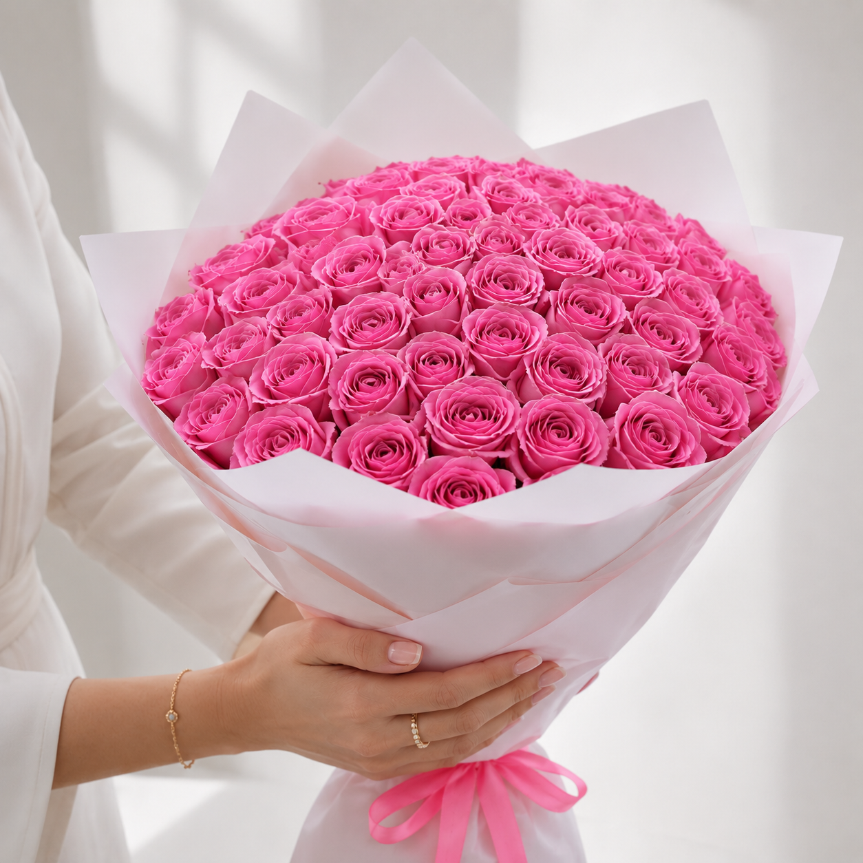 51 Pink Roses - Fresh & Elegant