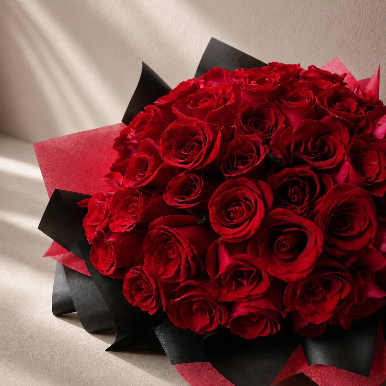 50 Classic Red Roses