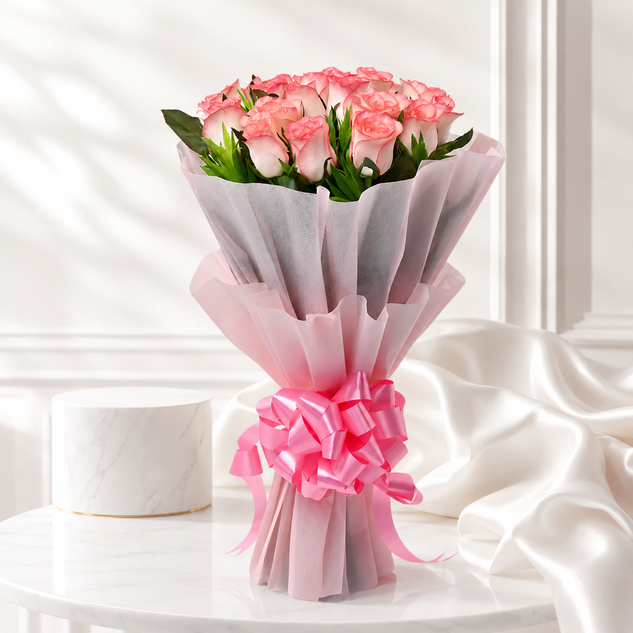 Aqua pink Rose Bouquet