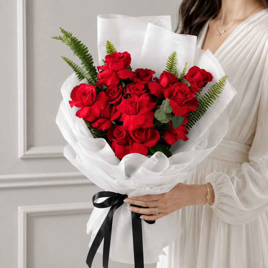 Classic Red Rose Bouquet