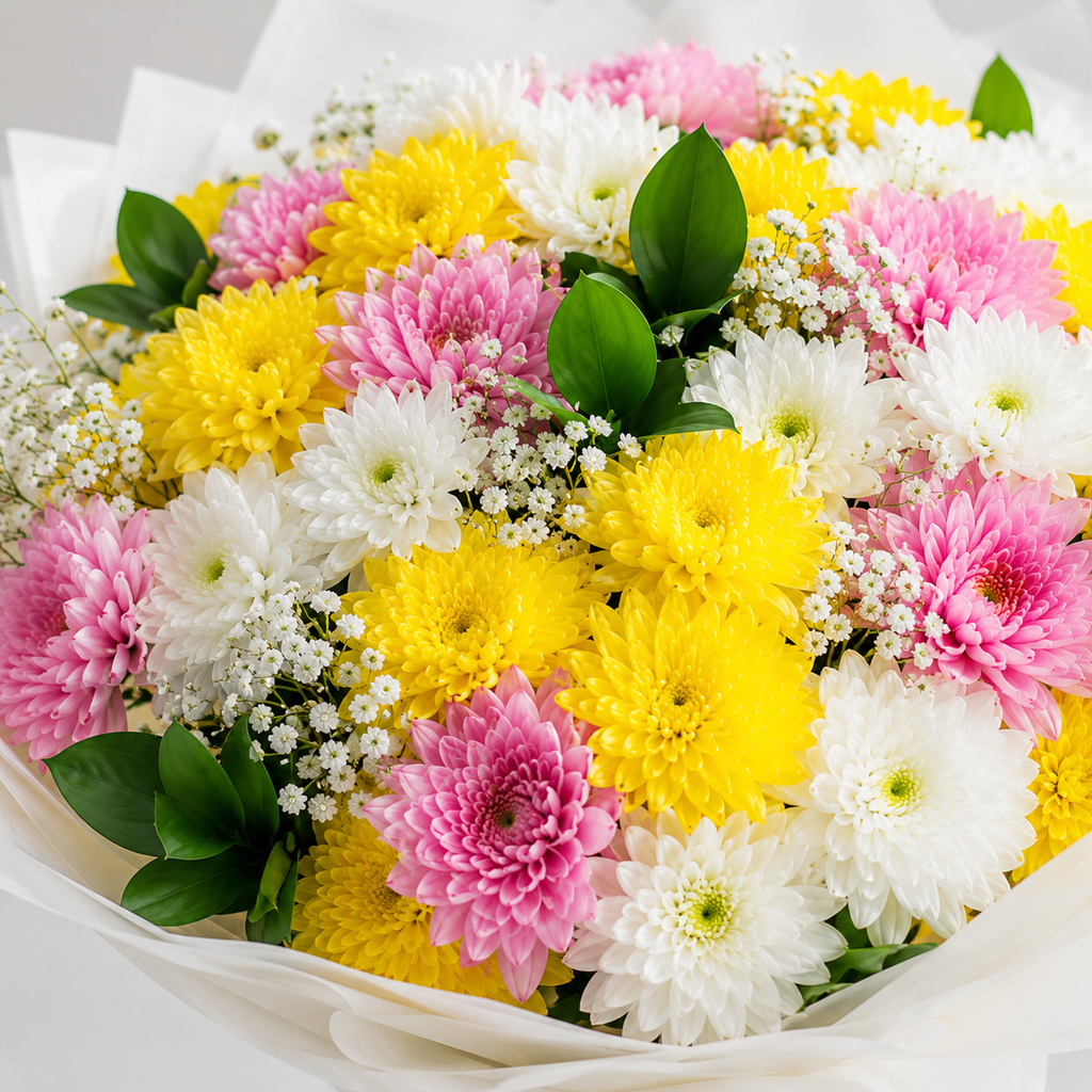 Colorful Chrysanthemum Bouquet