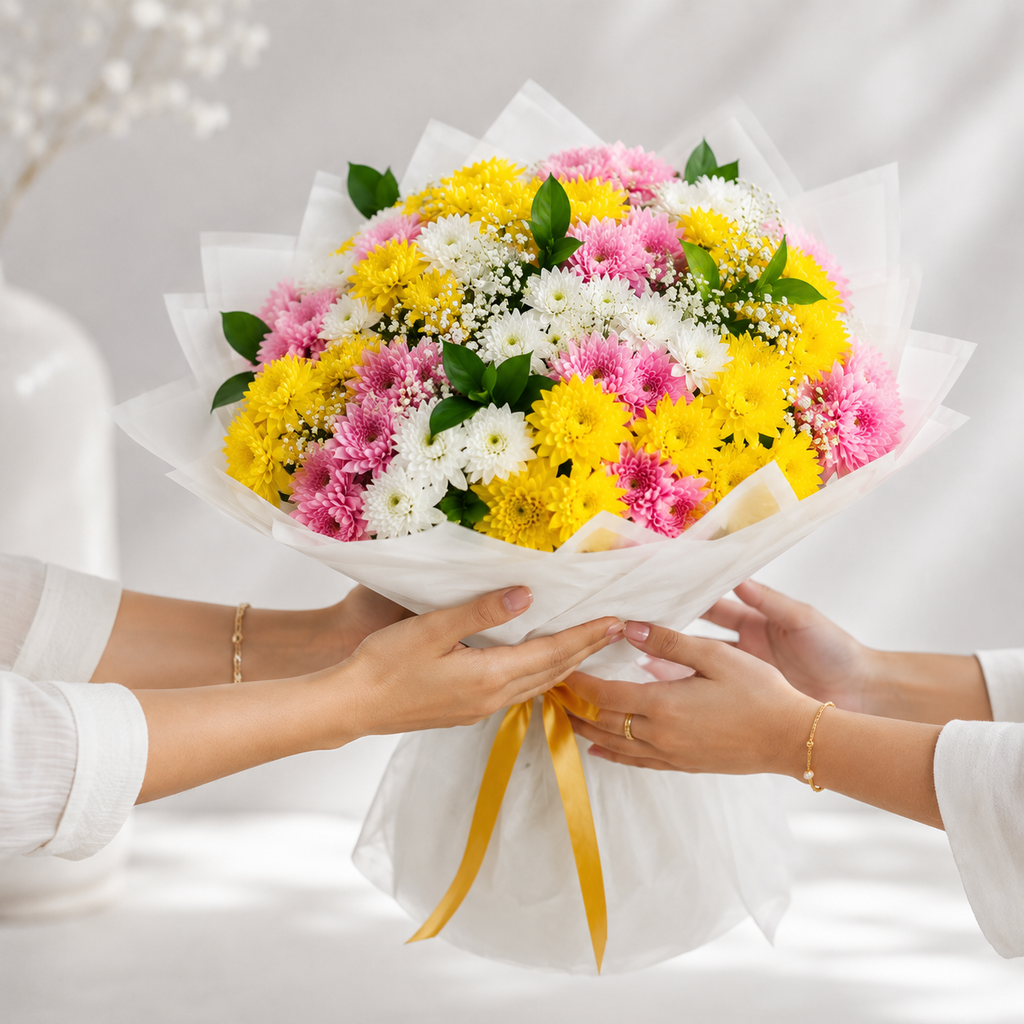 Colorful Chrysanthemum Bouquet