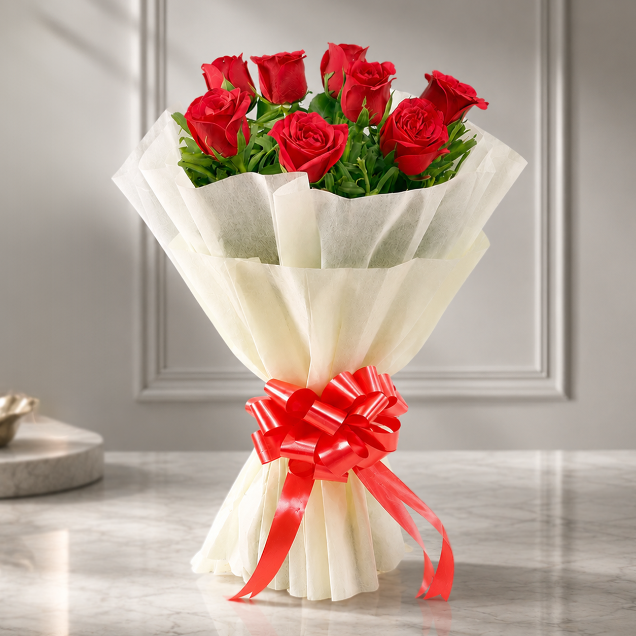 Charming Red Rose Bouquet
